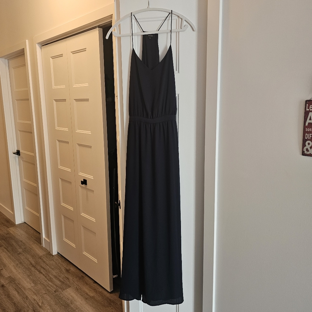 Long blue dress